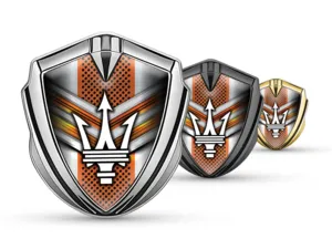 Maserati Emblema Metallico Badge Personalizzabile Look Forza
